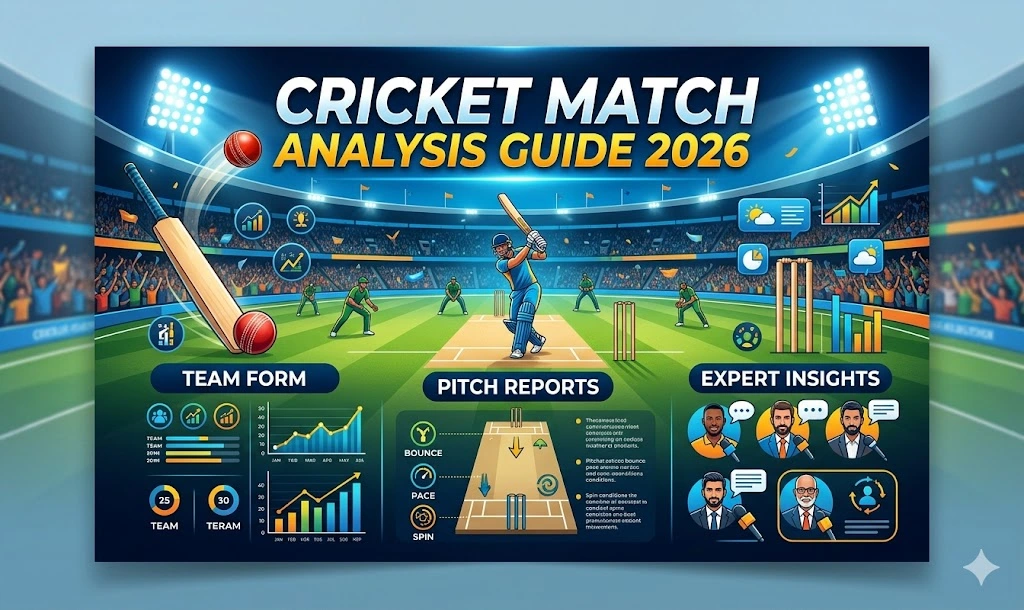 How Expert Cricket Fans Analyze Matches Before Making Predictions | Cricket Match Analysis Guide 2026